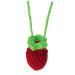 Alipis 2pcs Fruit Drawstring Vegetable Bags Strawberry Woolen Bag Egg Bag Shopping Hanging Net One Shoulder