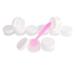 Greatforu 50 PCs 3G Transparent Nail Art Probes 3ml Empty Containers with Screw Cap for Cosmetics Lip Balm Ointments & More - Buy Online on GoSupps.com