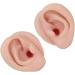 Ear Model Portable Jewelry Display 1 Pair Practice Ear Model for Piercing Salon for Novice (Medium Skin Color) - Buy Online on GoSupps.com