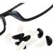 JIHUOO 20 Pairs Self-Adhesive Silicone Nose Pads for Glasses & Sunglasses - Black Eyeglass Comfort & Support - Buy Online on GoSupps.com
