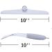 Shower Squeegee for Bathroom and Car Windshield - Rubber Window Cleaner - Clear Plastic Scraper - Buy Online on GoSupps.com