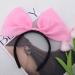 Pink Hair Bow Bowknot Headband for Women Girls Bow Christmas Hair Accessories Huge Bow Headband Bow Hair Band for Women Girls Pink Ribbon Bow Pink Hairband Bow Headbands for Women's Hair - Buy Online on GoSupps.com