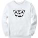 Halloween Costumes Round Neck Casual Long Sleeve Sweatshirt Top Womens Blouse Medium White Large - Buy Online on GoSupps.com