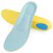 Memory Foam Insoles Sports Shoes Inserts for Women Men and Kids Arch Support Insoles M(Men's 6-9/ Women 7-11) Yellow/ Light Blue M(Men's 6-9/ Women 7-11)