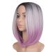 BGHJUE 14 Inch Black Bob Wig - Short Straight Synthetic Hair for Women - Buy Online on GoSupps.com
