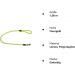 Buy Basic 10mm Rope Leash with Hand Loop - 27 Colors 7 Lengths | 1.00m Fluor Yellow - International Shipping Available - Buy Online on GoSupps.com