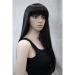 Buy BGHJUE Fringed Tassel High-Temperature Silk Long Black Straight Hair Wig - Natural Look | International Shipping Available - Buy Online on GoSupps.com