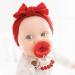 Ryan & Rose Cutie PAT Pacifier Teether (Stage 1  Red) - Buy Online on GoSupps.com