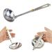 YCYU Portable Stainless Steel Outdoor Tableware Camping Folding Spoon Soup Ladle Cooking Utensils