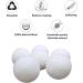 Pachamama Handmade XL Wool Tumble Dryer Balls 7cm 6 Pk Reduce Drying Time Save Energy Fabric Soften Reduce Static Reduce Wrinkles Unscented Long Life - Plain Cream Natural Felted by Hand Fair Trade - Buy Online on GoSupps.com