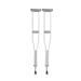Crutches for Adults Underarm Handicapped Crutches/Canes for Handicapped Persons with Adjustable Length of 92-152 Cm Great for Travel or Work Independence Dubbel -2