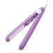 2024 New Purple Werdeny 2-in-1 Mini Ceramic Hair Curler and Straightener with 1/2 Inch Barrel for Short Fine Hair