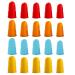 TEHAUX 20pcs Finger Cots Finger Caps Protectors Finger Cushion Sewing Finger Protector Rubber Finger Gloves Rubber Finger Protectors Finger Covers Hot Glue Anti-static