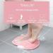 Yodaoli Shower Foot & Back Scrubber Mat - Non-Slip Silicone Foot Massager with Suction Cups - Ideal Shower Foot Scrubber (Pink) for Relaxation - Buy Online on GoSupps.com