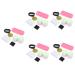 FRCOLOR 55 Pcs Eyelash Set Make up Tape for Eyes Packaging Tape Paper Fabric Tape Lash Tape for Eyelash Extensions Garment Tape Eyelash Jade Non-Woven Fabric Paper Cloth Microporous 5x5cmx5pcs