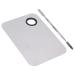 Makeup Mixing Palette Stainless Steel Mixing Palette with Spatula Suitable for Professional Makeup Artists and Beauty Makeup Masters