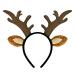 CYNOSURETECH 1 Piece Cute Antler Headband Reindeer Antler Hairpin Brown Antler Headband Christmas Reindeer Antler Headband Suitable for Carnival Christmas Masquerade