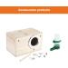 EMUST Parakeet Nesting Box with Drinking Bottle - Ideal Wood House for Finch, Lovebirds, Cockatiel, Budgie, Conure, Parrot - Buy Online on GoSupps.com