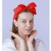Lvyeer Red Big Bow Headbands for Women Bowknot Headbands Cute Red headbands - Buy Online on GoSupps.com