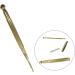 Minkissy Ear Tools - Facial Reflex Massage Acupressure Point Probe Brass Injection & Elasticity Gold Color - Buy Online on GoSupps.com