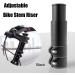 ZUKKA Bike Fork Stem Extender - Adjustable Handlebar Riser | Aluminium Alloy Head Up Adapter - 1-1/8 inches - Black - Buy Online on GoSupps.com