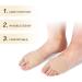 Hallux Valgus Gel Knee Cuff - Midfoot & Forefoot Pain Relief Shock Protection - Foot Care Solution (L) | International Shipping - Buy Online on GoSupps.com