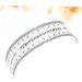  POPETPOP POPETPOP 4 Pcs Eyebrow Ruler Eyebrow Stencil Eyebrow Mapping Reusable Eyebrow Ruler Microblading Eyebrow Stamp 200mg Eyeliner Ruler Eyebrow Pencil Protractor - Buy Online on GoSupps.com