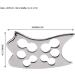 Verdant Touch Gua Sha Board - 304 Stainless Steel Body Massage Tool for Health & Acupuncture | International Shipping - Buy Online on GoSupps.com