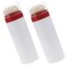 STAHAD 2pcs Powder Puff Box Toddler Bath Sponge Makeup Sponge Holder Makeup Container Body Powder Dispenser with Puff Talcum Powder Dispenser Baby Talcum Powder Bottle or Red Puff Bottle