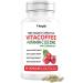 Vitapia Vitacoffee Caffeine Pills Coffee Fruit Vitamin C Vitamin D Zinc Gluconate Energy Memory Focus Skin Support 60 Capsules