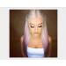 BGHJUE AFRICAN WIG Purple Gradient Long Straight Lace Front Human Hair Wigs for Black Women Pre Plucked Hairline Lace Front Wig Brazilian Remy Hair