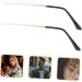 Osaladi Ros gold Schnapps Glasses - Unisex Metallic Sunglasses Pair & Repair Set | 14x4cm 2pcs - Buy Online on GoSupps.com