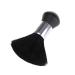 Beaupretty Neck Duster Brush Hair Removal Brush Barber Neck Duster Brush for Hairdressing (Black)