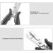 Hair Extension Pliers for Micro Rings Beads Professional Hair Extension Tool Black Microring Pliers Keratin Extension Plie Spring Design These Hair Extension Plie - Buy Online on GoSupps.com