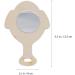 Beavorty 10pcs Crafts Mirrors Handheld Princess Mirror Toy Mini Painting Mirror Birthday Present Diy Wood Mini Mirror Late Handmade Toys Kids Puzzle Unbreakable Child Wooden - Buy Online on GoSupps.com