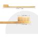 Daletu Bamboo Toothbrush Set - 10 Eco-Friendly Biodegradable Travel Toothbrushes with Soft Bristles | Reusable Natural Wood Toothbrushes for Sustainable Oral Care - Buy Online on GoSupps.com