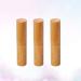 Buy Vosarea 3-Piece Bamboo Wood Lipstick Tubes - Refillable & Eco-Friendly Lip Balm Containers - Silver DIY Cosmetic Holder - Buy Online on GoSupps.com