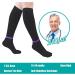 T.E.D. Anti-Embolism Stockings 15-20 mmHg Compression - Thigh High/Knee High for Women & Men - Inspect Toe Hole - Black - Buy Online on GoSupps.com