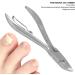 Curved Cuticle Trimmer Cuticle Remover Pedicure Pliers Stainless Steel Clipper Portable Manicure Tool for Nails Toenails - Buy Online on GoSupps.com