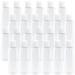 24 Pack Clear Empty Travel Bottles,4oz Plastic Squeeze Bottles with Disc Top Flip Cap,Clear Refillable Containers for Shampoo,Liquid Body Soap,Toner,Lotion,Cream