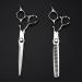 Hair Cutting Scissors 6.5 Inch Professional Japan 440c Steel Scissor Silver Hair Scissors Haircut Thinning Barber Cutting Shears Hairdressing Scissors Set