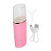 LALADEFIEE 1pc Facial Care Steamer Face Spa Atomizer Face Mist Face Hydration Sprayer Face Humifigier Pink