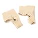 POO4KARK TEHE-VALGUS-ORTHESE Hallux-Valgus-Großzie Großze toe shared toe orthosis 2-in-1-bunion protection and toe spreader bale support Breuer Nail care (beige s) beige S
