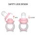 Baby Pacifier Fruit Feeder - BPA Free Piggy Design (Pink) - Buy Online on GoSupps.com
