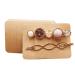 Jihuoo 100 pieces hair loops Display cards hair clamps hair clip packaging cards force paper cards for hair accessories force paper