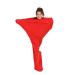 Sensory Owl Full Body Sock - ADHD Autism Stress and Anxiety Relieve - Deep Pressure Stimulation - Sensory Exercise Therapy Toy - Strong Super Soft Lycra Wrap - Red Size S Red S - (max 100cm)