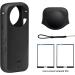 Cynova Insta360 X3 Lens Cap & Glass Protector Set - Silicone Case for Insta360 X3 Accessories - Buy Online on GoSupps.com