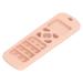 Peach Pink Silicone Baby Teething Toy - Remote Control Shaped for Soothing Massage at Home - Buy Online on GoSupps.com