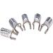 5PCS/SET Reusable Nail Art Extension Forms Guide Acrylic Nail Uv Gel Nail Extention Tips Nails Aluminum Form Guide(Silver) - Buy Online on GoSupps.com