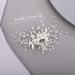 Chargances White Flower Pearl Hair Comb for Wedding Brides Bridesmaid Crystal Beaded Hair Comb Accessories Rhinestone Head Pieces for Women Girls Porm (Rose Gold) - Buy Online on GoSupps.com